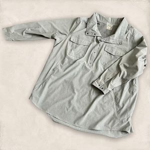 Duluth Trading Heirloom Co. Garden Shirt - Gray - 2X/20W EUC